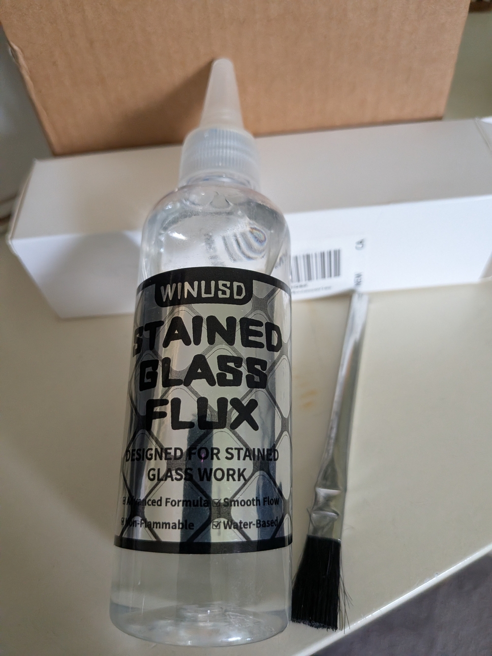 Clear Stained Glass Flux - Water-Based (Clear)